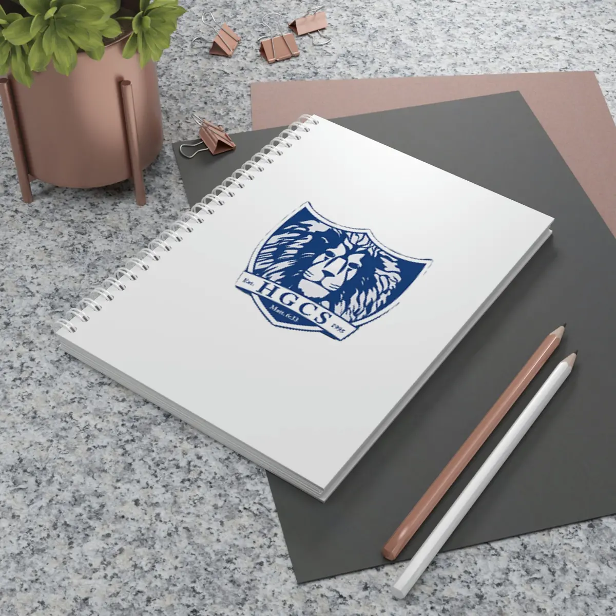 Hickory Grove Christian Spiral Notebook 1