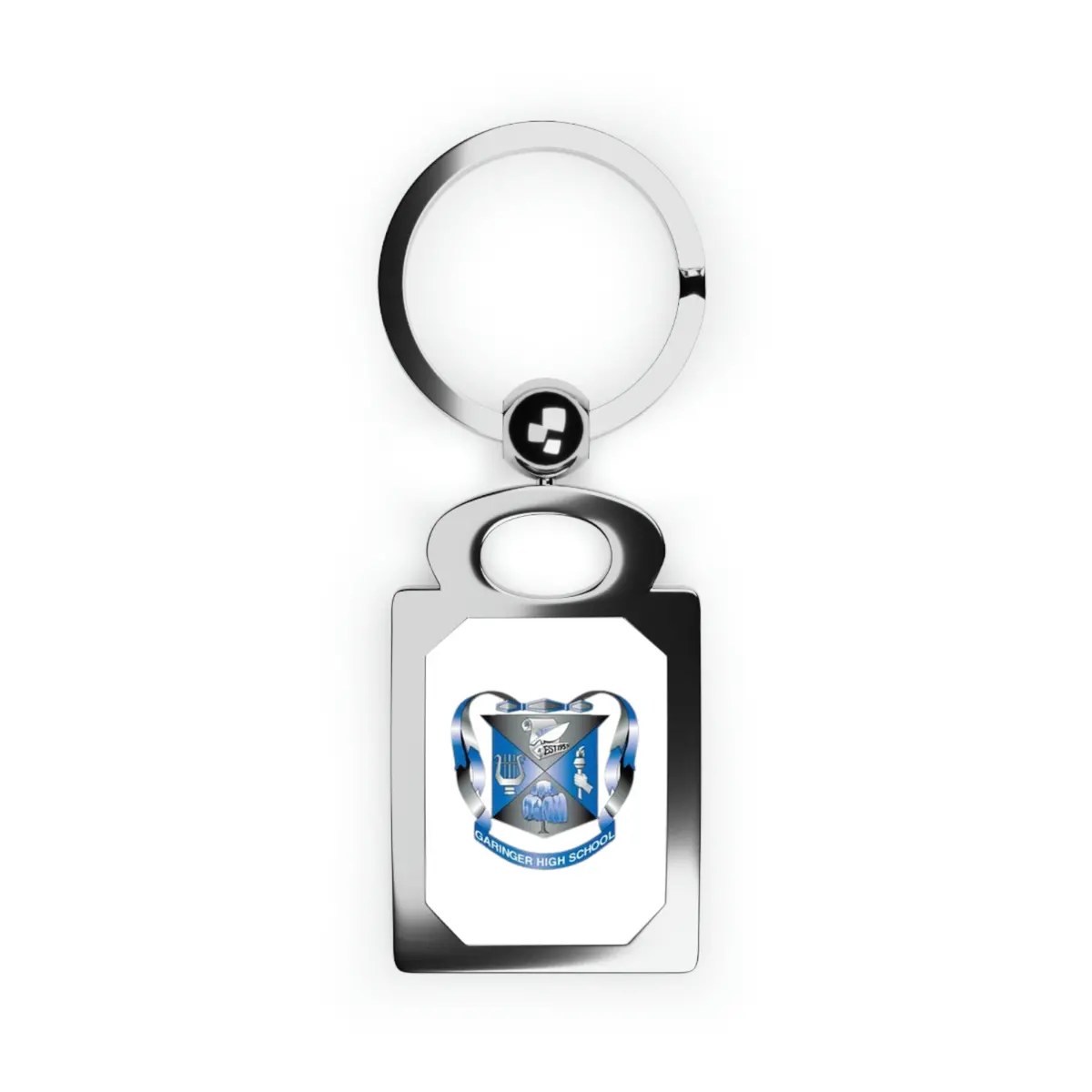 Garinger Hs Rectangle Photo Keyring 1