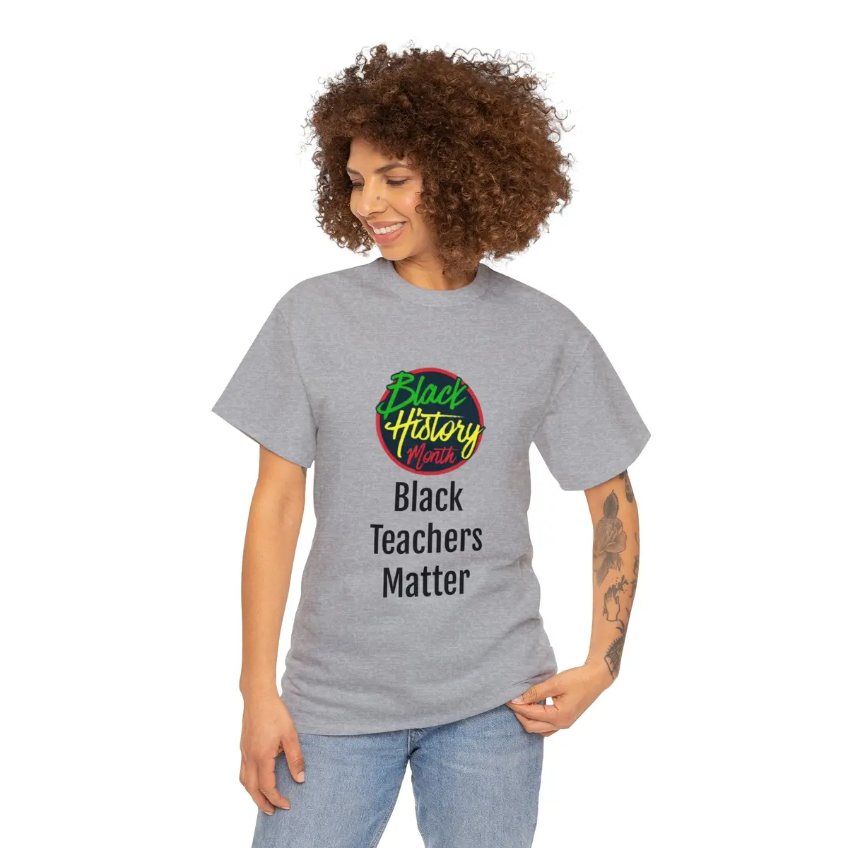 Black Teachers Matter Cotton Tee 1