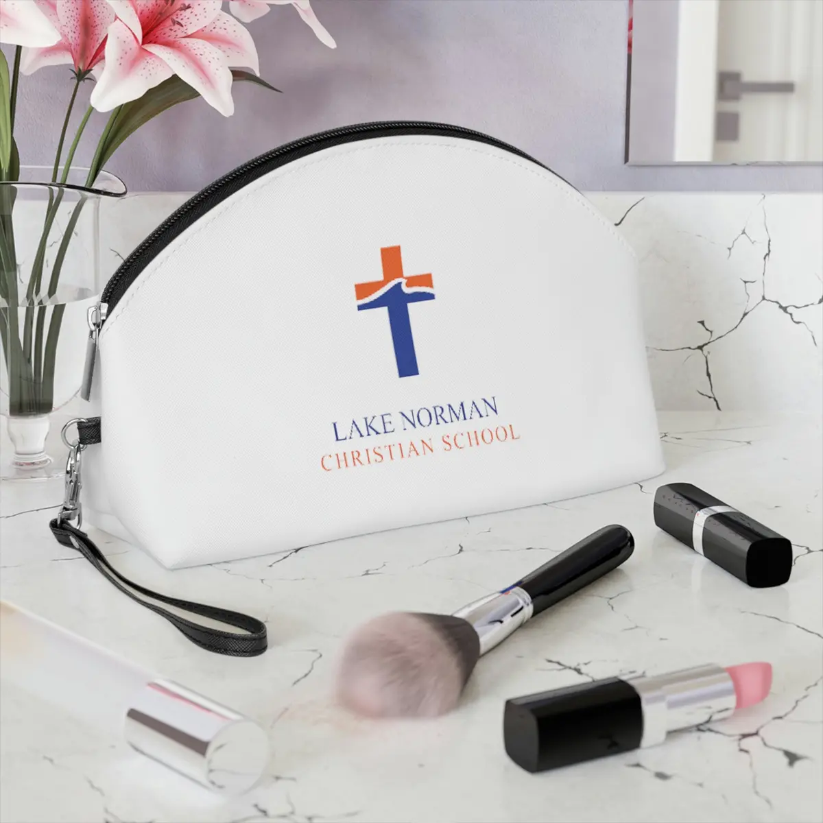 Lake Norman Christian School Makeup Bag 1