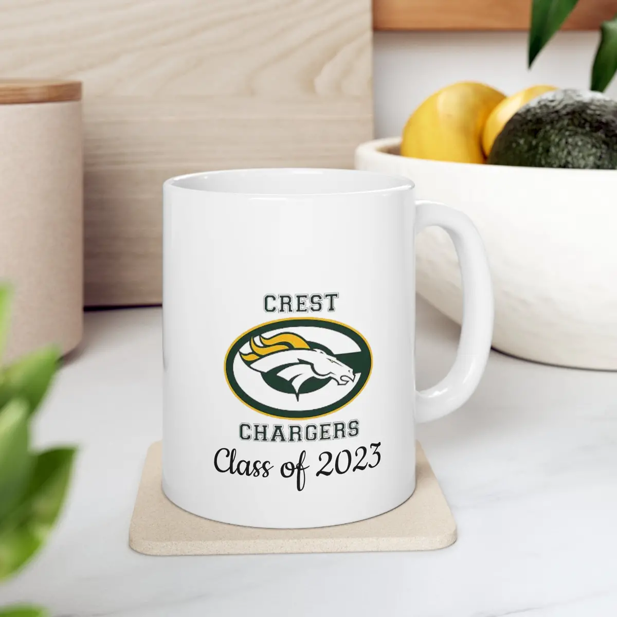 Crest Hs Class Of 2023 Ceramic Mug 11Oz 1