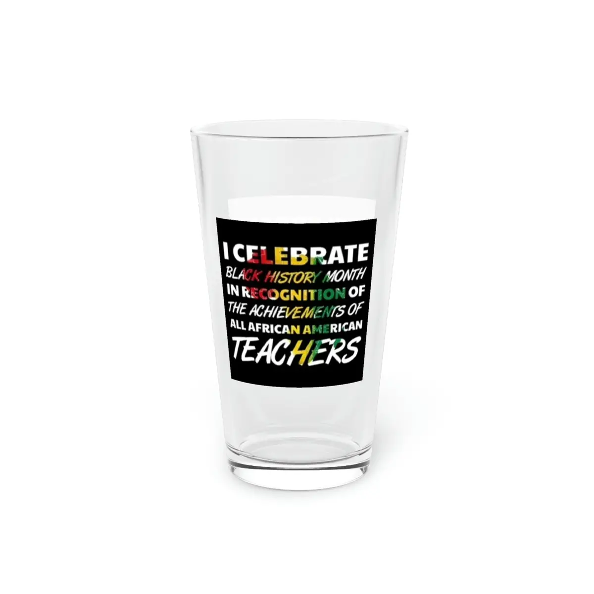 I Celebrate Pint Glass, 16Oz 1