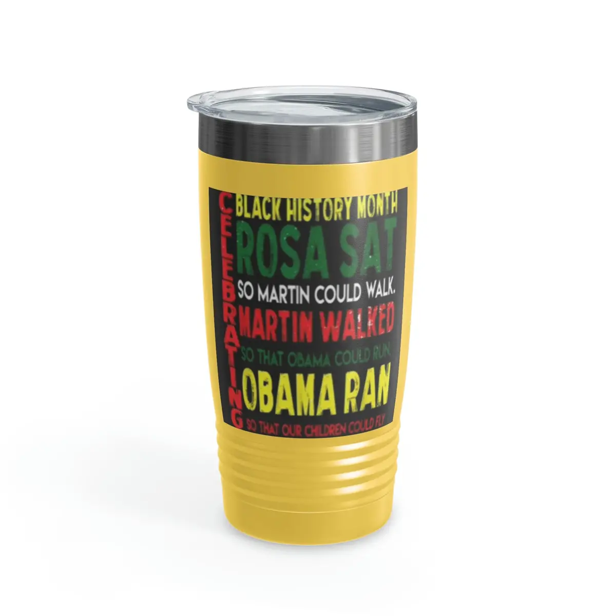 Celebrating Black History Month Ringneck Tumbler, 20Oz 1