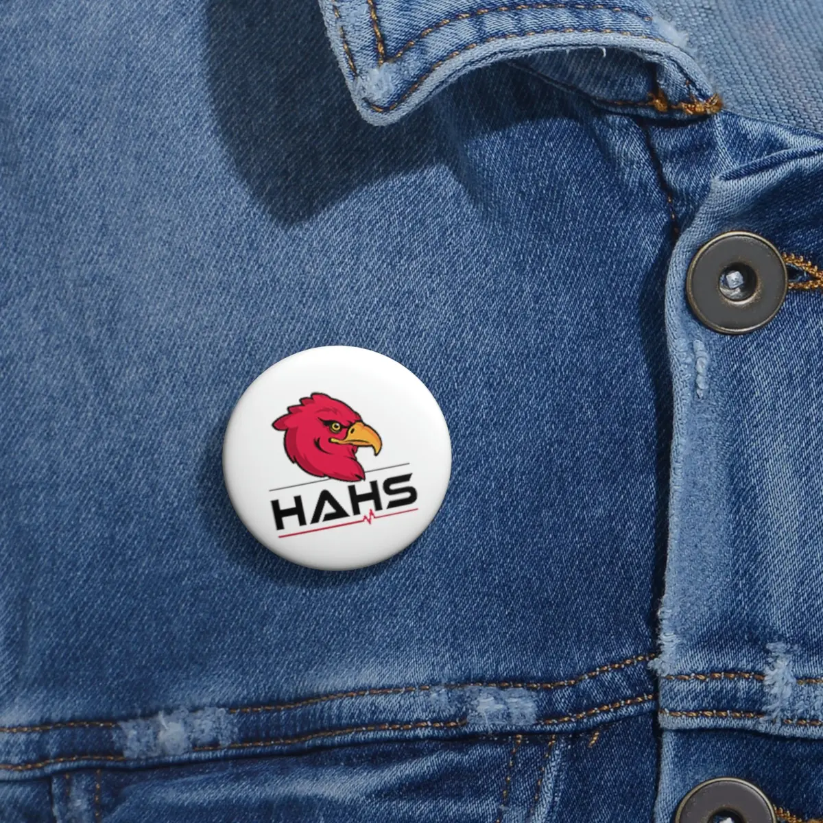 Hawthorne Academy Custom Pin Buttons 1