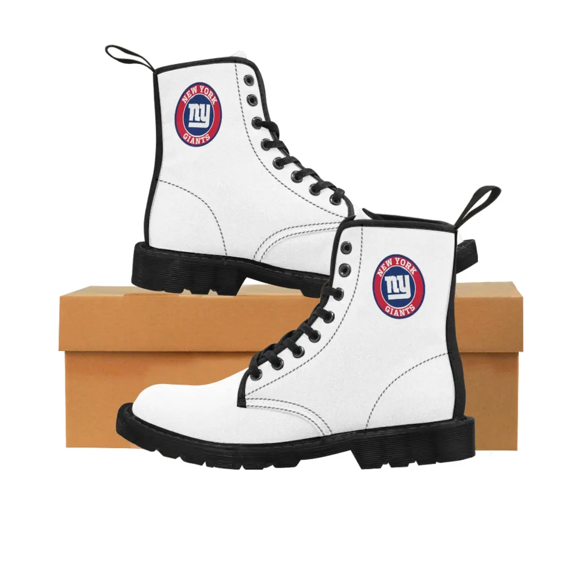 Ny Giants Men's Canvas Boots 1