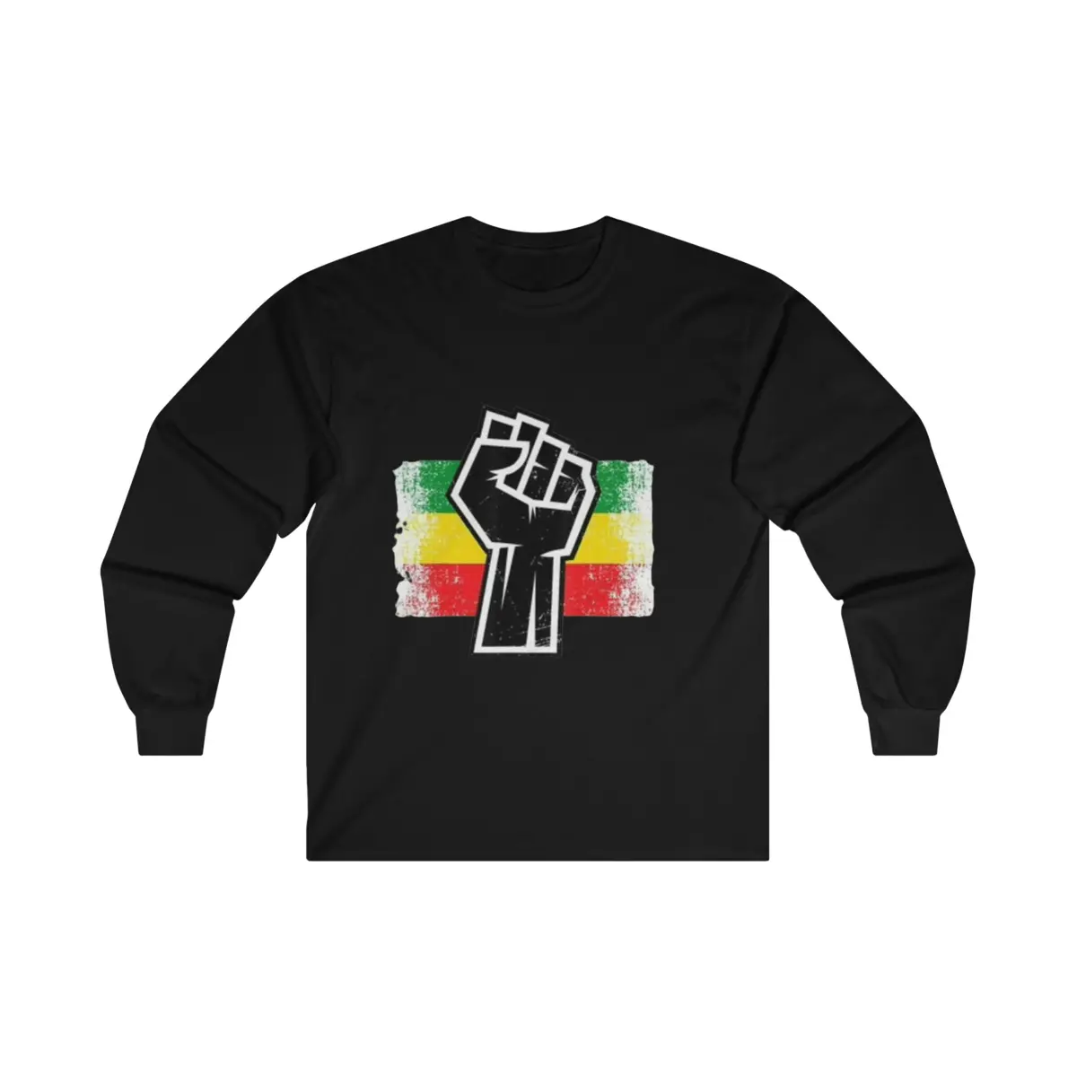 Black Fist Ultra Cotton Long Sleeve Tee 1