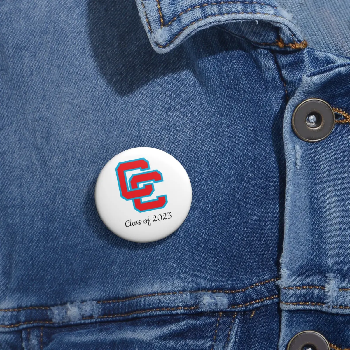 Charlotte Catholic Class Of 2023 Custom Pin Buttons 1