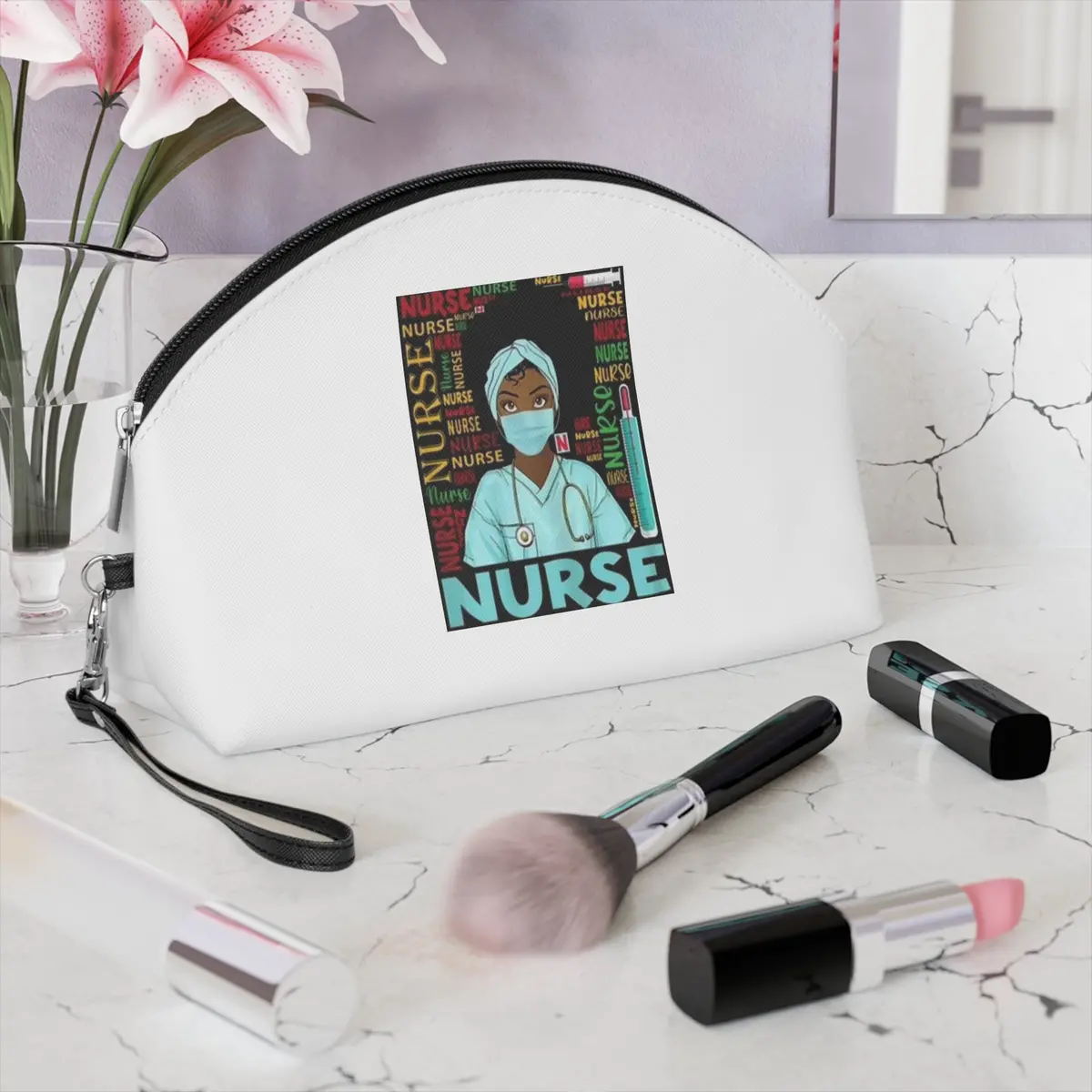 Black Nurse Makeup Bag 1