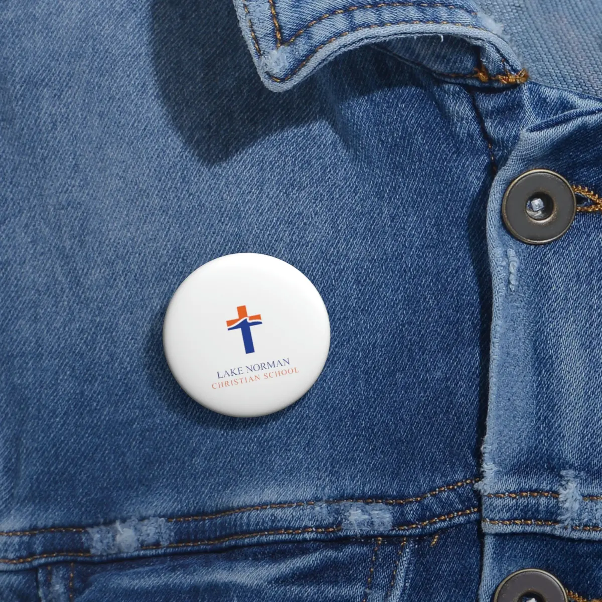 Lake Norman Christian School Custom Pin Buttons 1