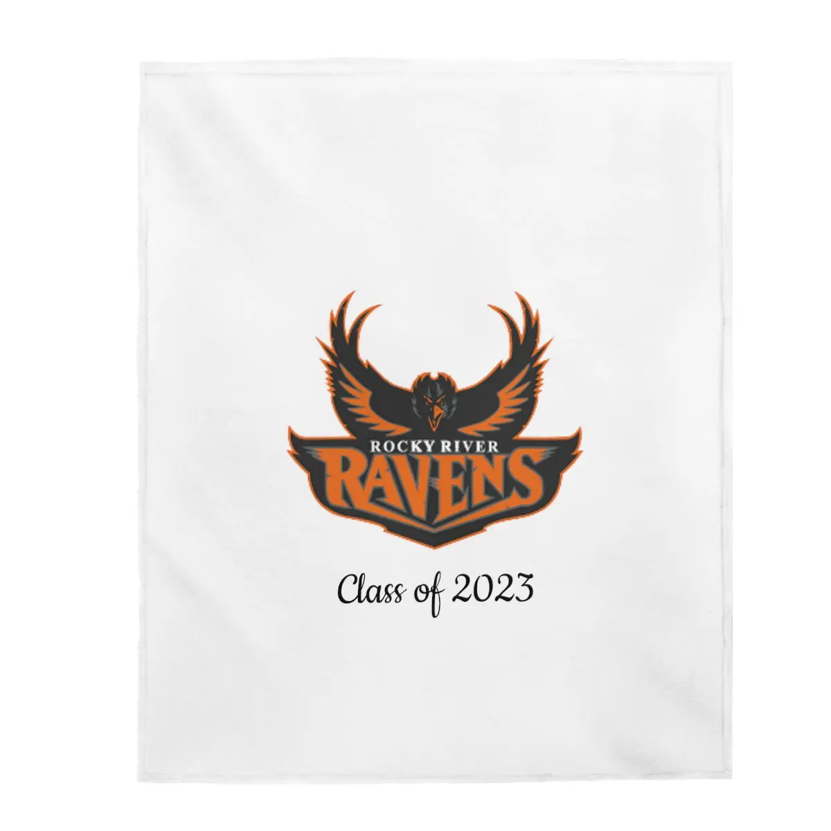 Rocky River Class Of 2023 Velveteen Plush Blanket 1