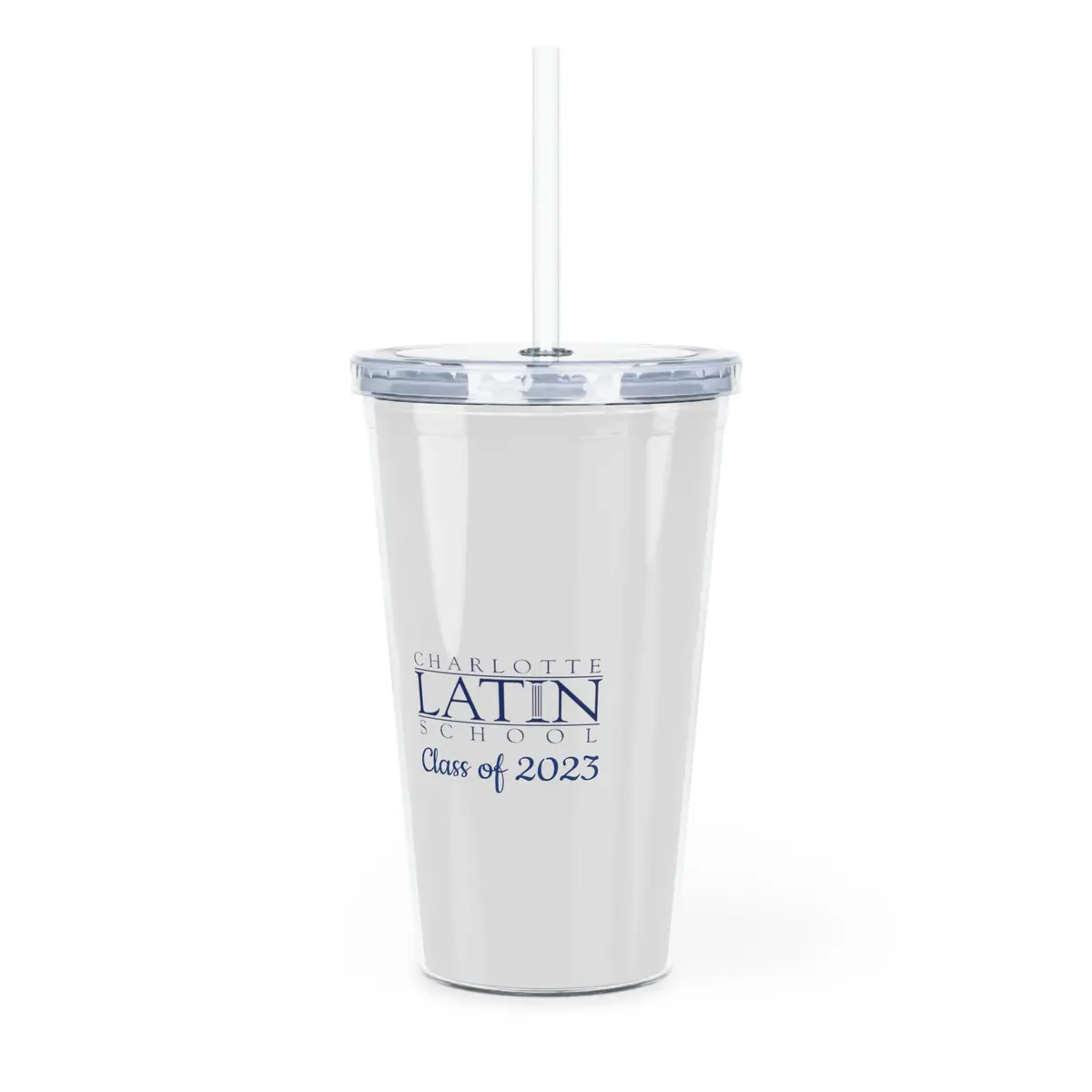 Charlotte Latin Class Of 2023 Plastic Tumbler With Straw 1