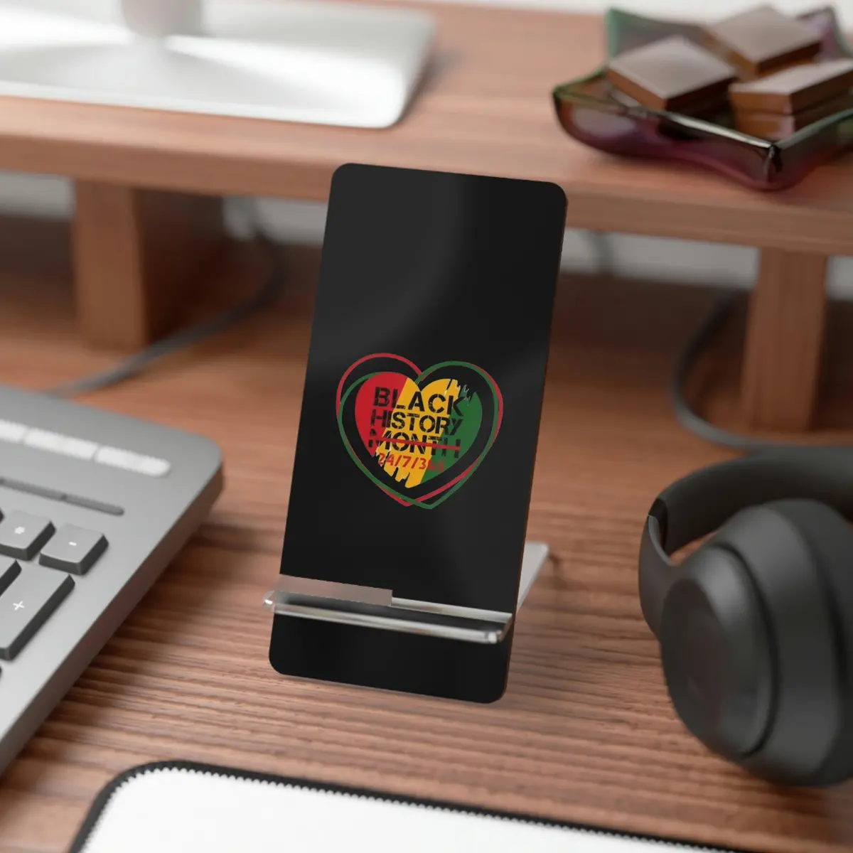 Black History 24/7/365 Mobile Display Stand 1