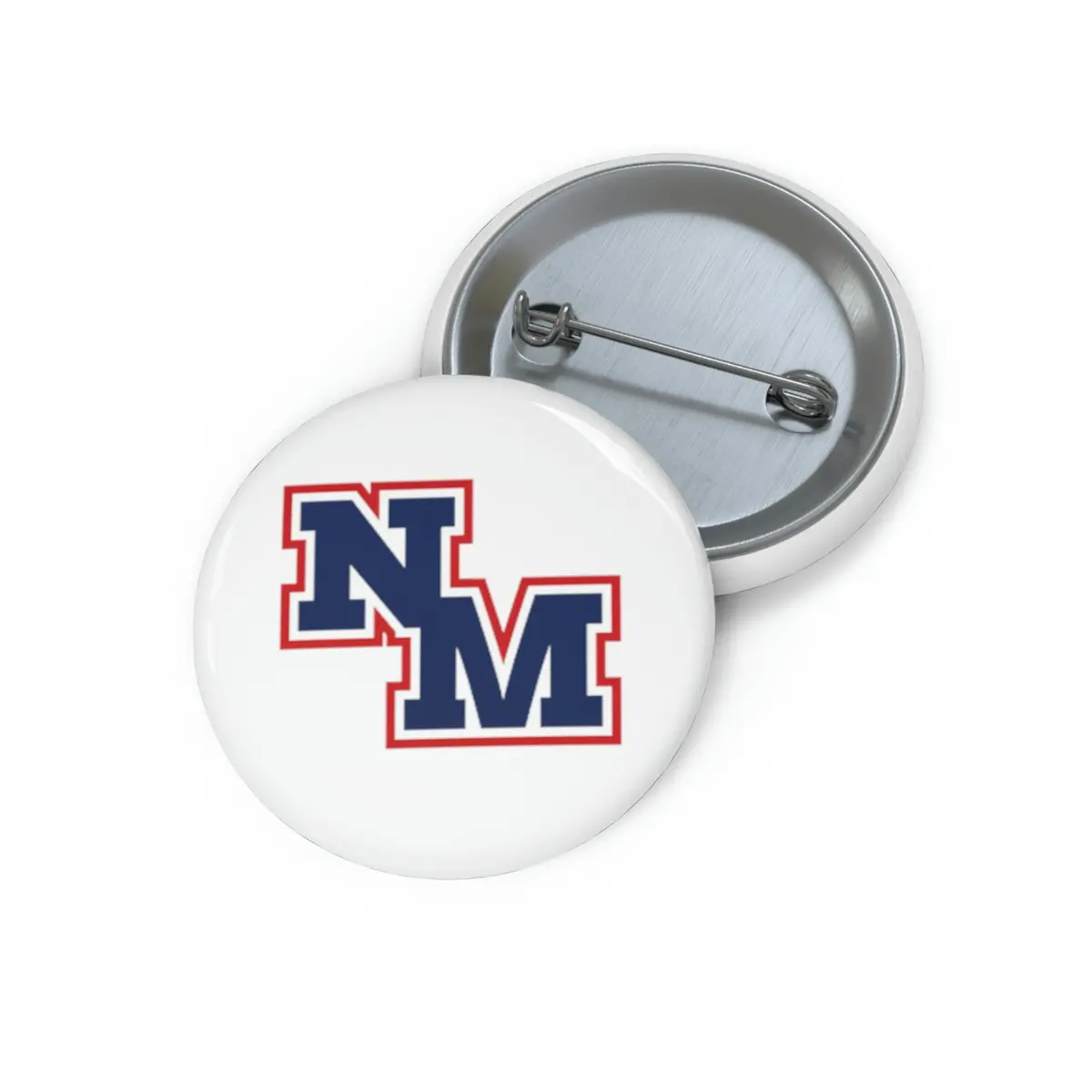 North Meck High School Custom Pin Buttons 1