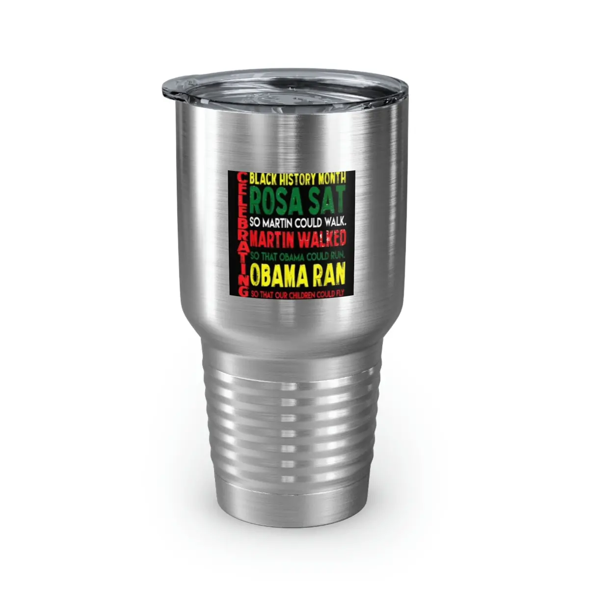 Celebrating Black History Month Ringneck Tumbler, 30Oz 1