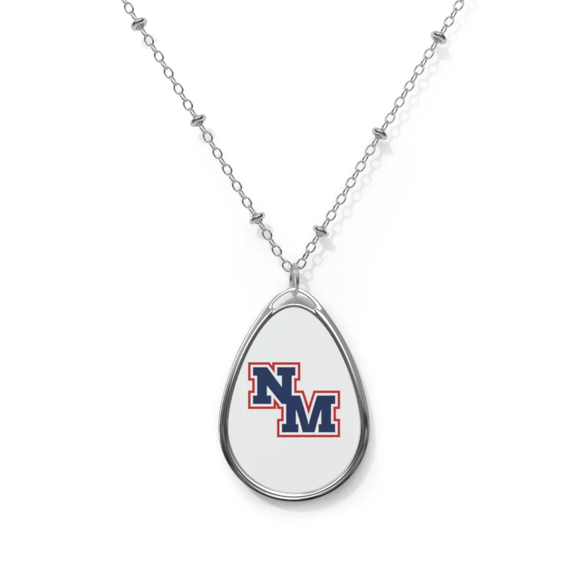 North Meck High School Oval Necklace 1