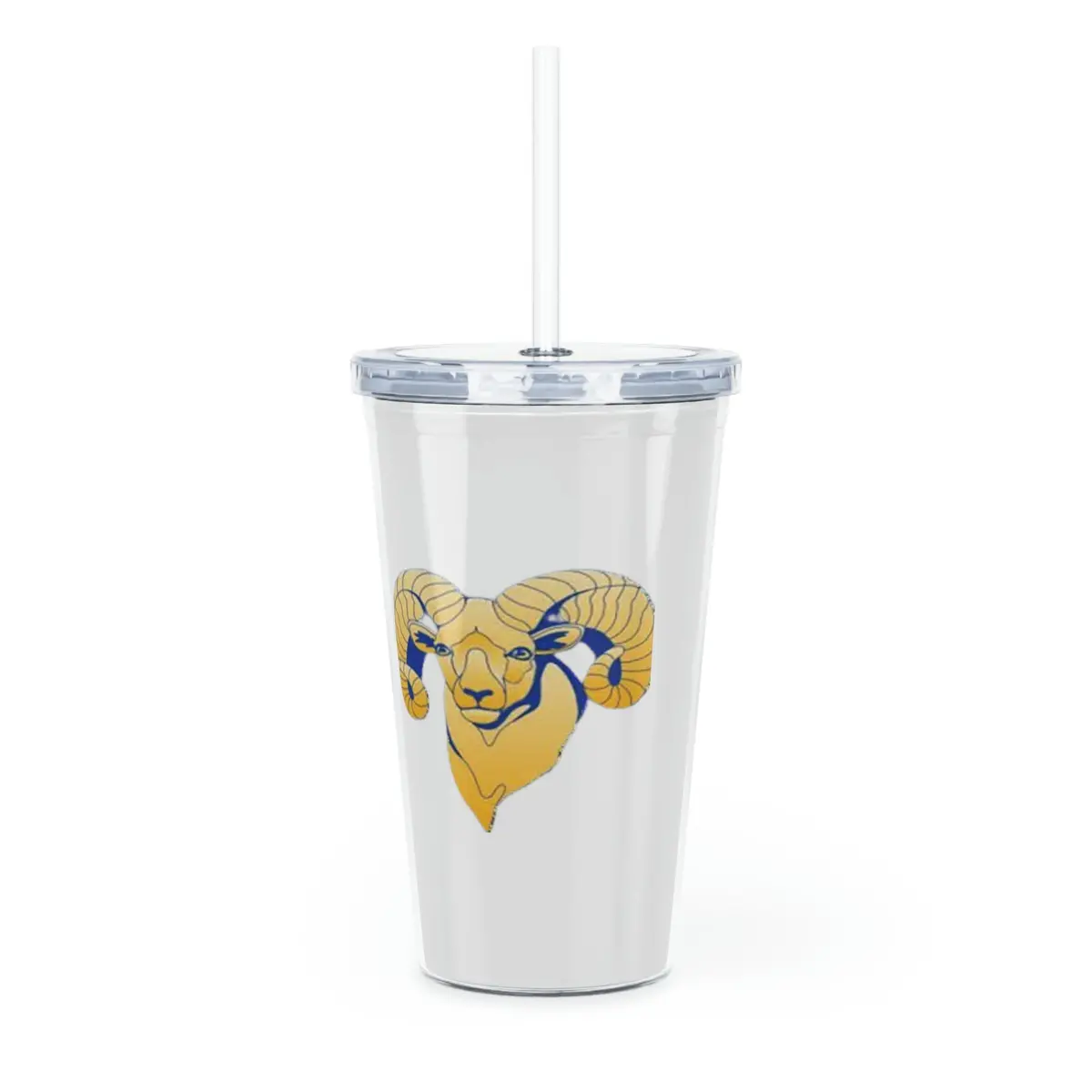 Highland Tech Plastic Tumbler With Straw 1