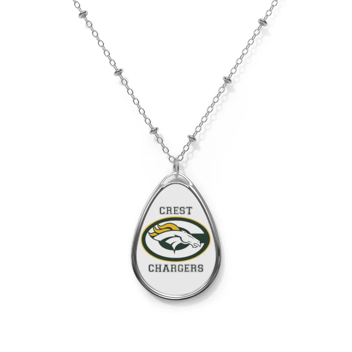 Crest Hs Oval Necklace 1