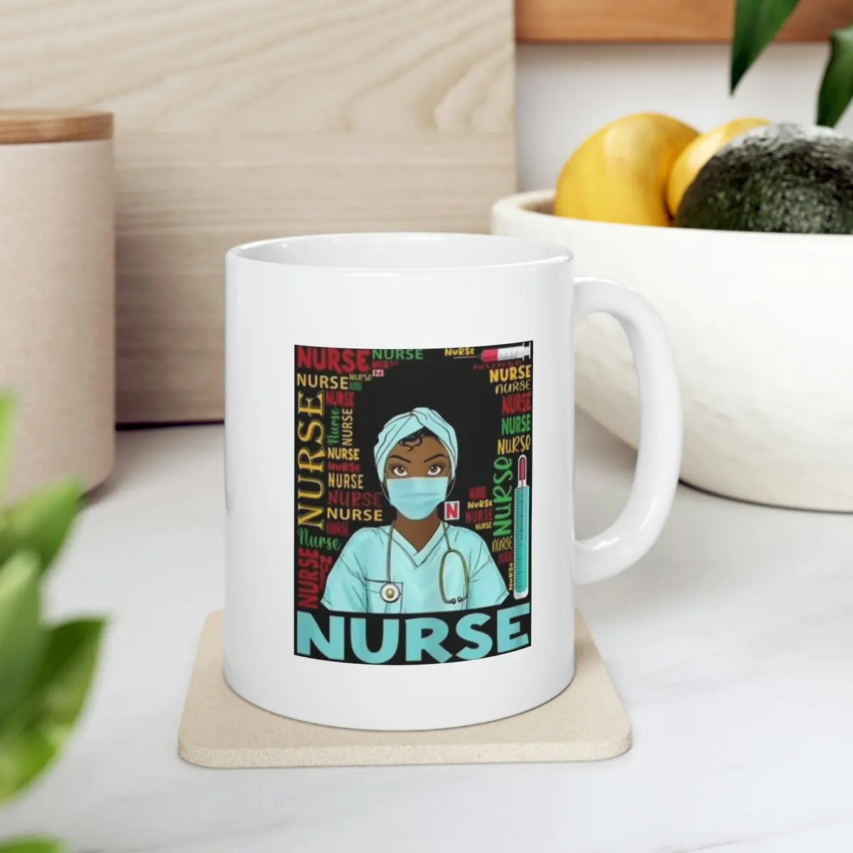Black Nurse Ceramic Mug 11Oz 1