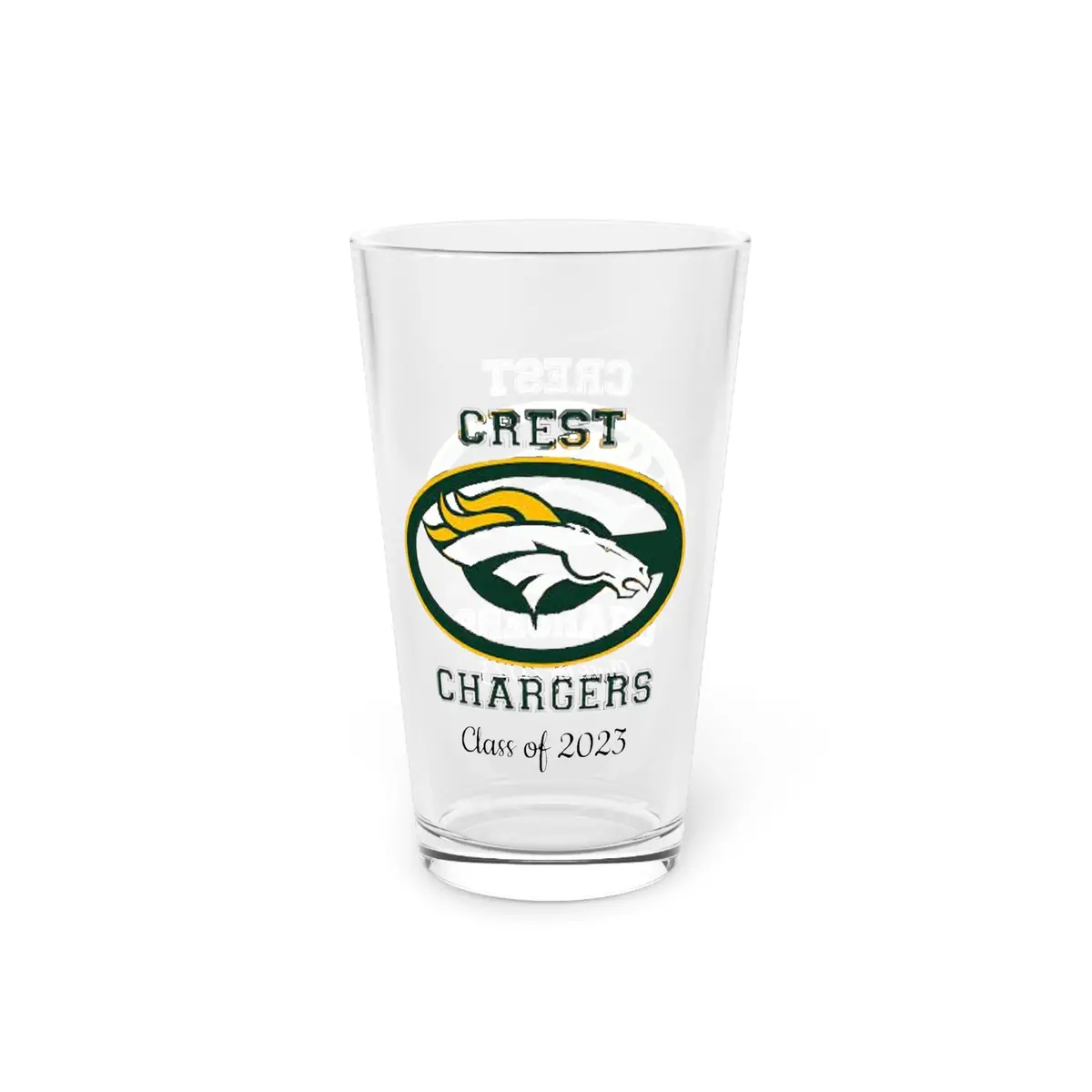 Crest Hs Class Of 2023 Pint Glass, 16Oz 1