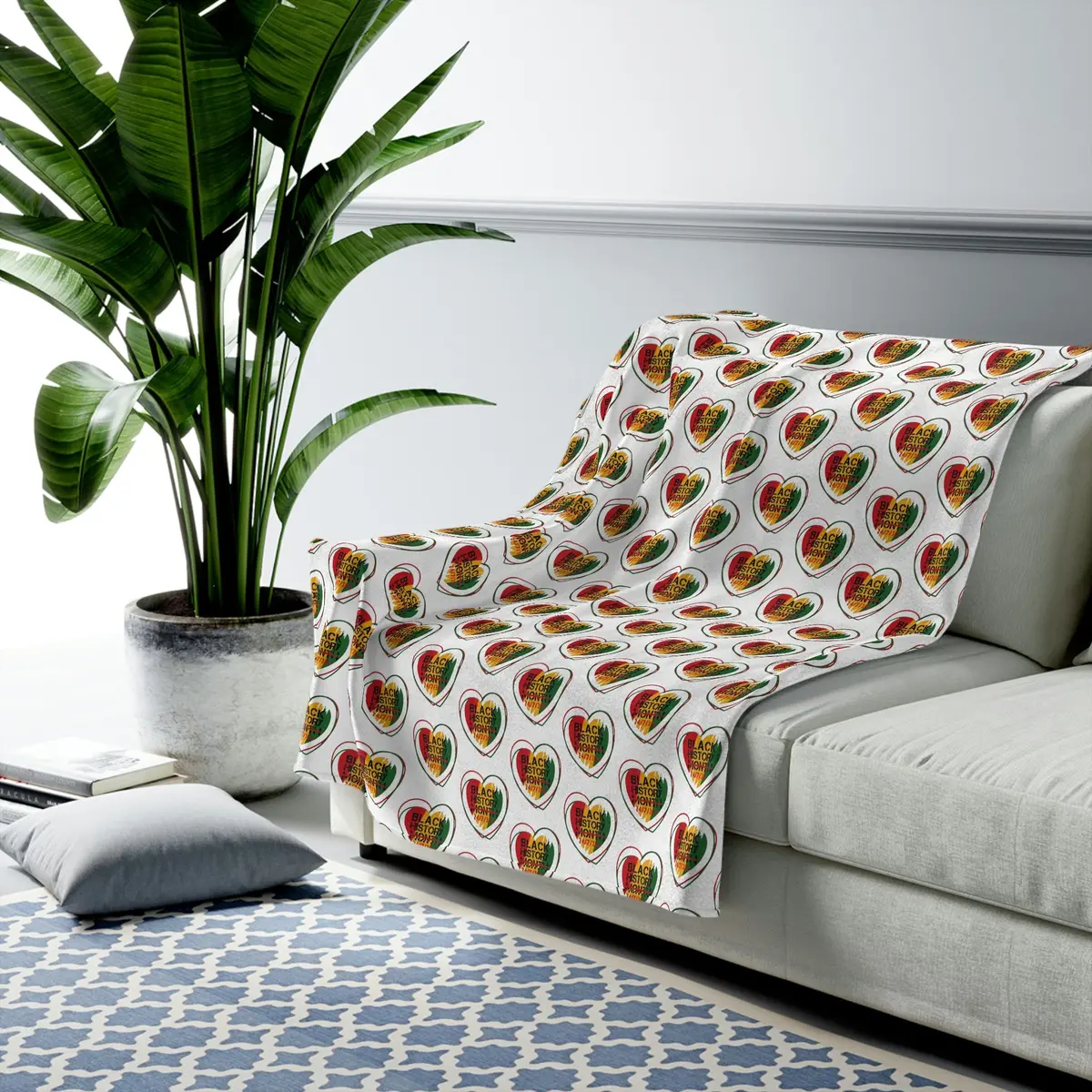 Black History 24/7/365 Plush Blanket 1
