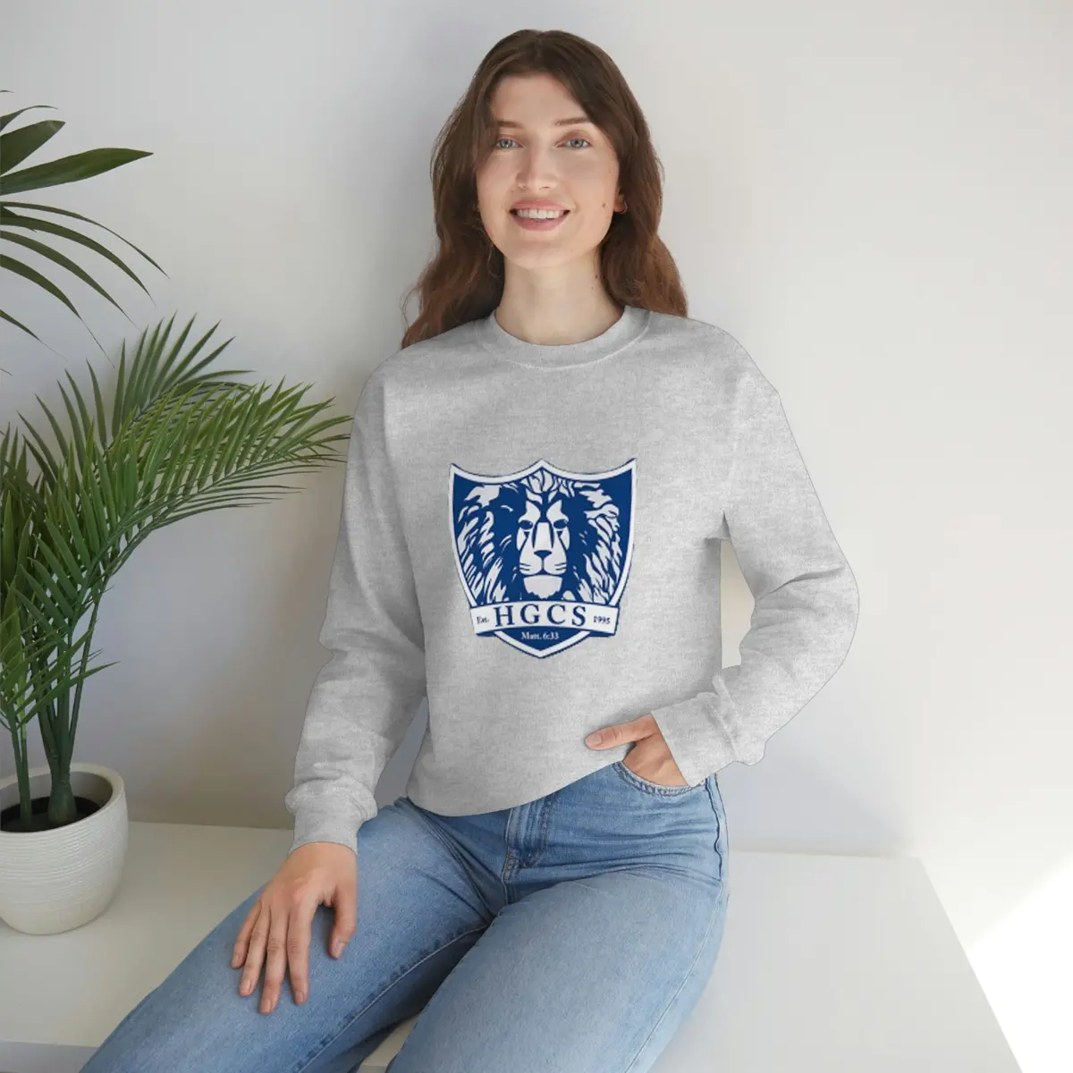 Hickory Grove Christian Unisex Heavy Blend™ Crewneck Sweatshirt 1