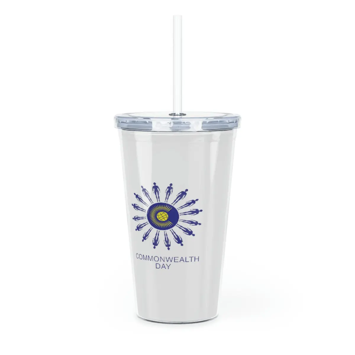 Commonwealth Plastic Tumbler With Straw 1