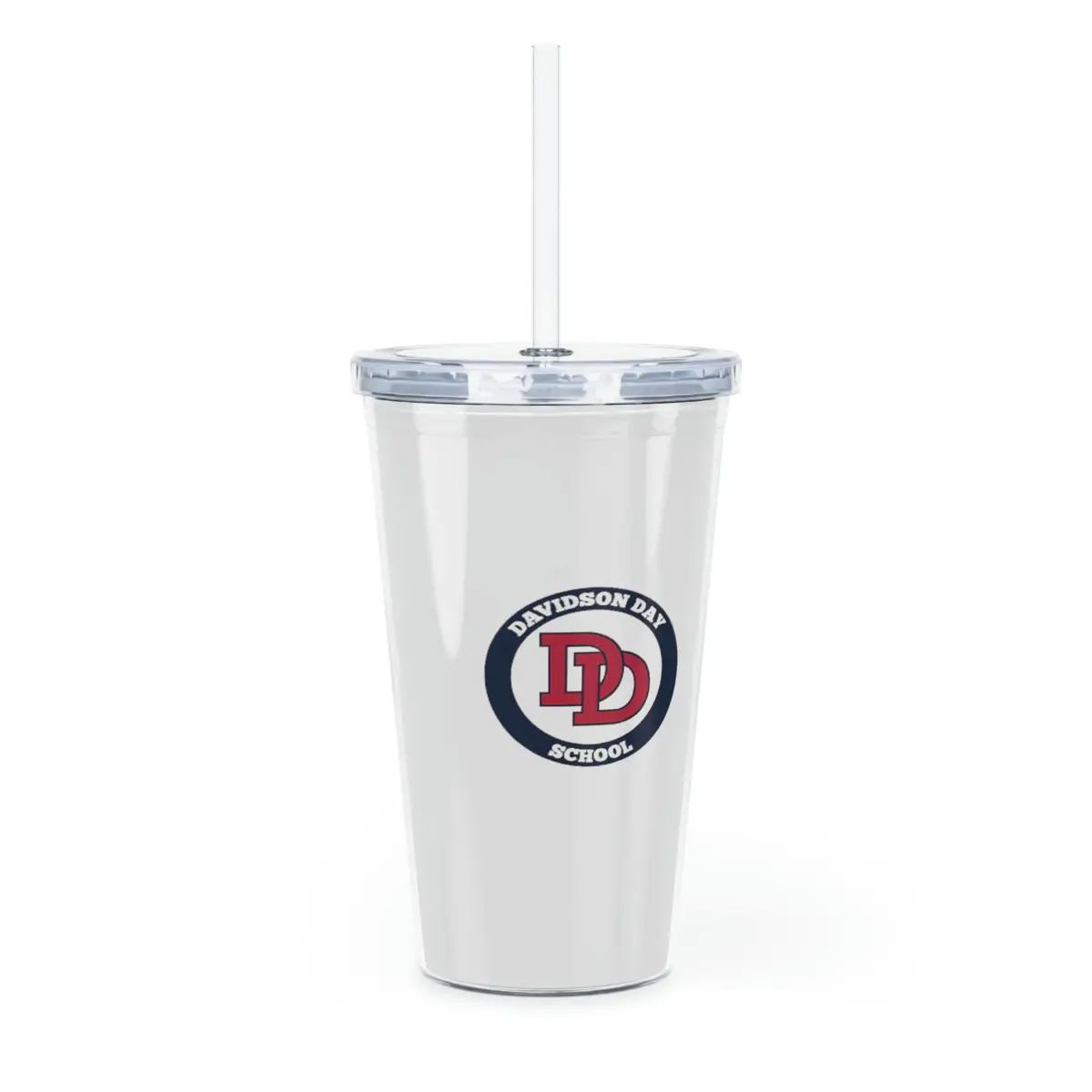 Davidson Day Plastic Tumbler With Straw 1