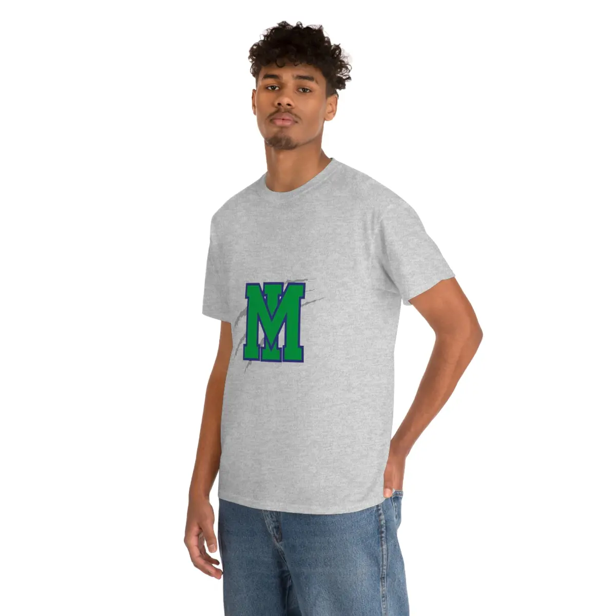 Mountain Island Charter School Unisex Heavy Cotton Tee 1