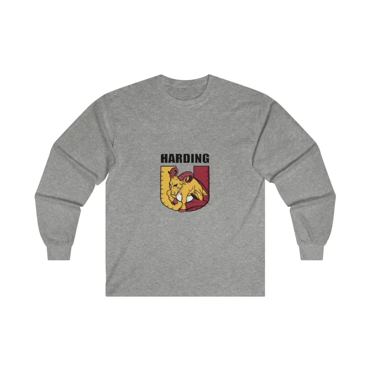 Harding University Ultra Cotton Long Sleeve Tee 1