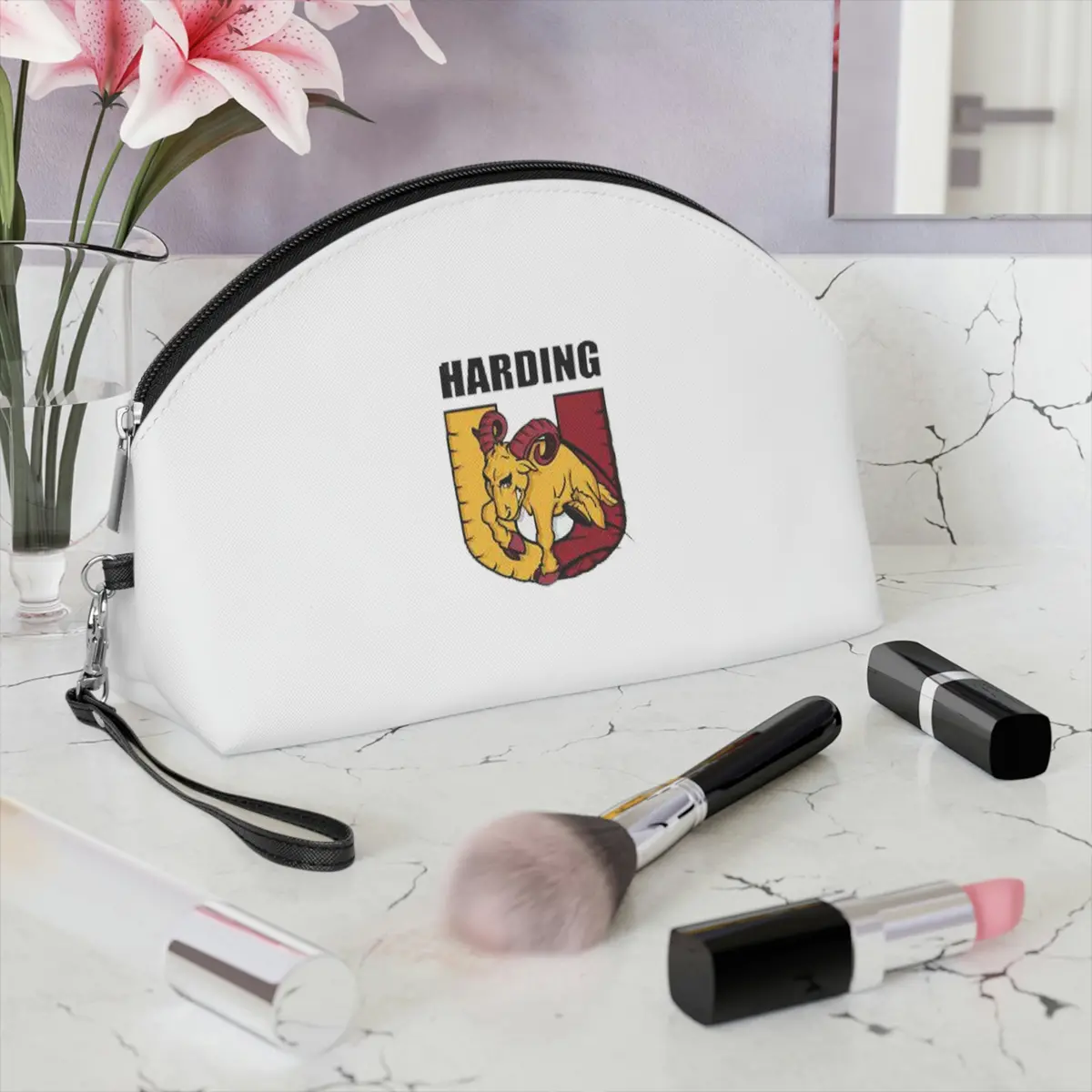 Harding University Makeup Bag 1
