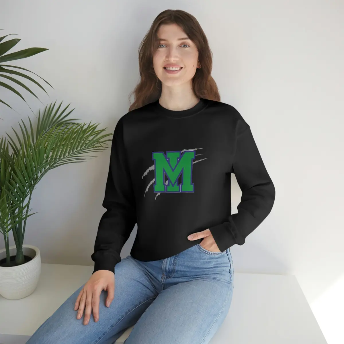 Mountain Island Charter School Unisex Heavy Blend™ Crewneck Sweatshirt 1