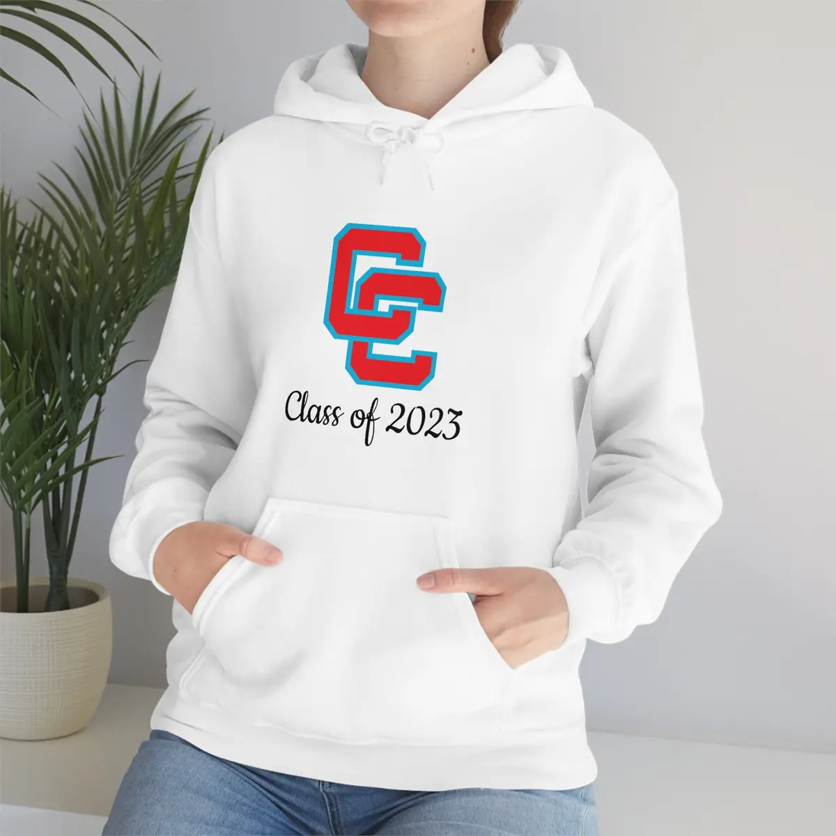 Charlotte Catholic Class Of 2023 Unisex Heavy Blend™ Hooded Sweatshirt 1