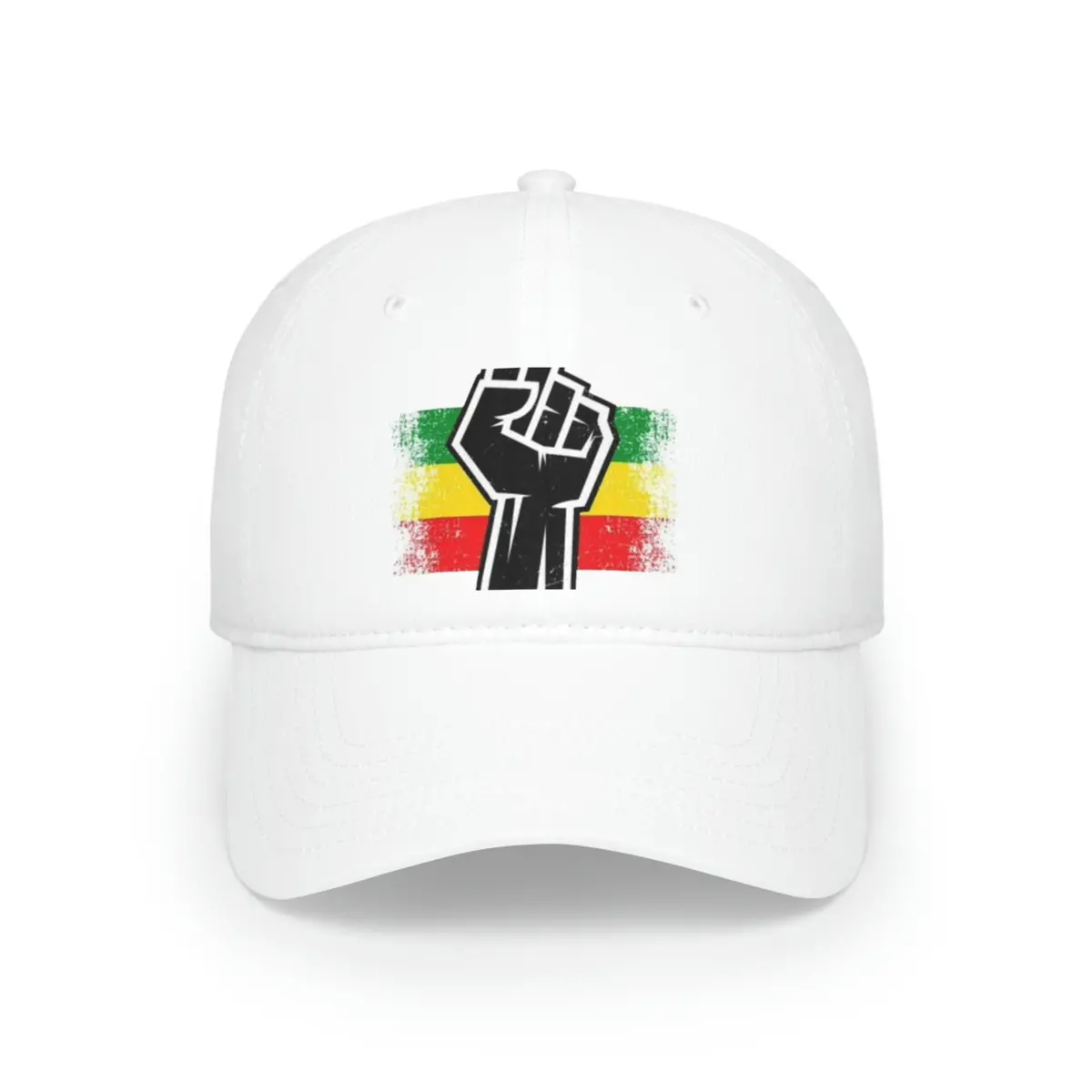 Black Fist Low Profile Baseball Cap 1