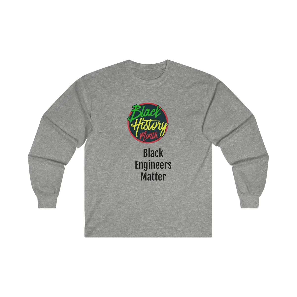 Black Engineers Matter Long Sleeve Tee 1