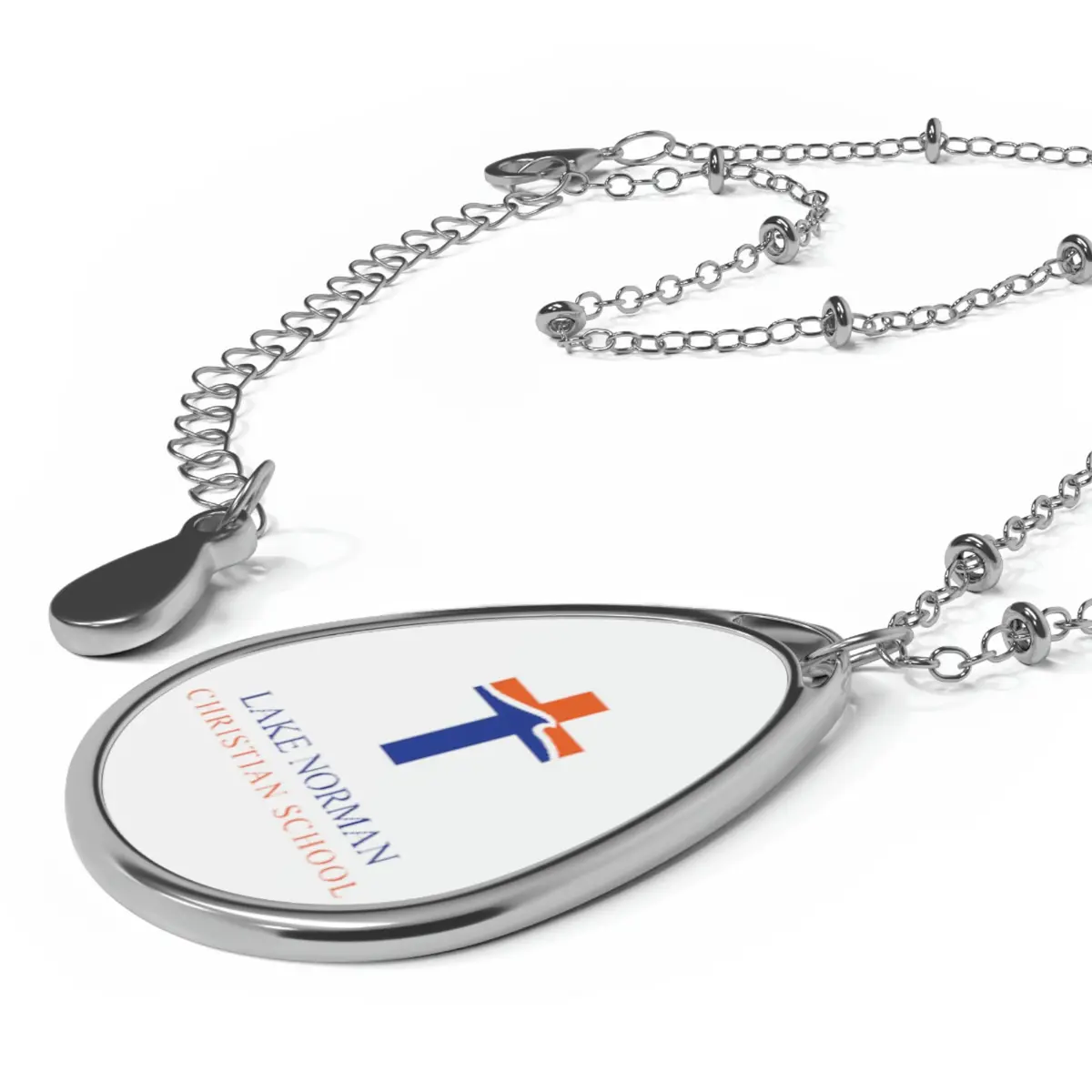 Lake Norman Christian School Oval Necklace 1