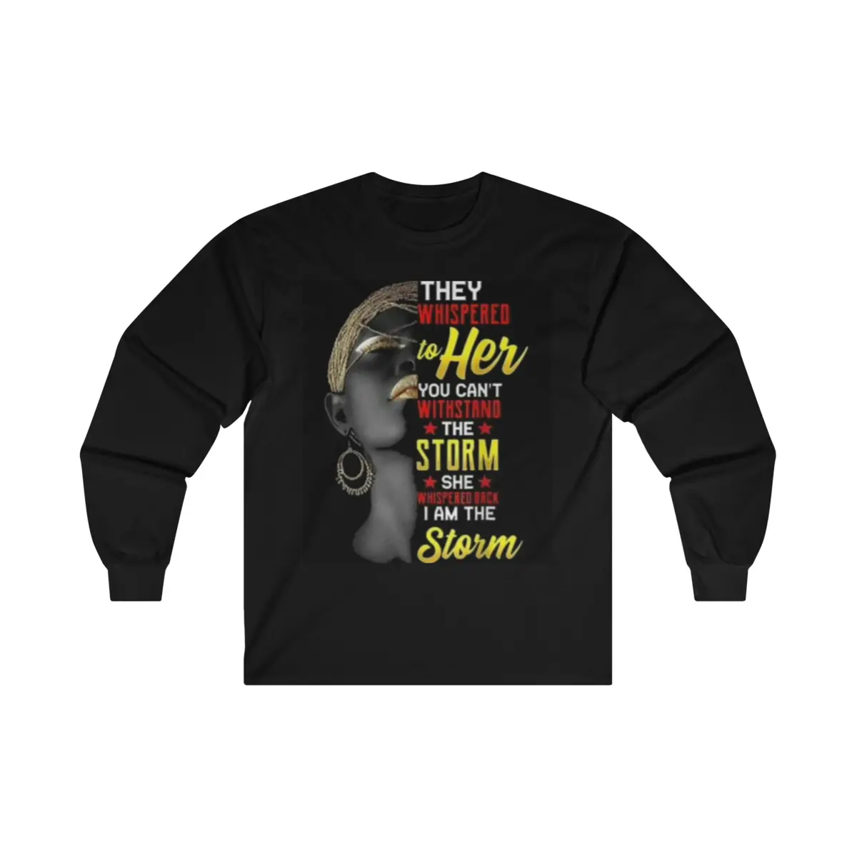 They Whispered Ultra Cotton Long Sleeve Tee 1
