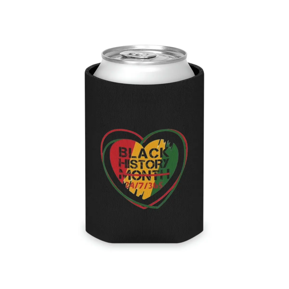 Black History 24/7/365 Can Cooler 1