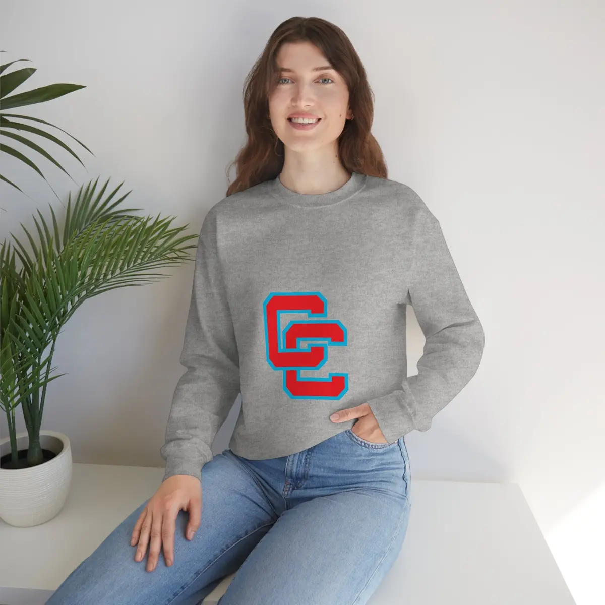 Charlotte Catholic Unisex Heavy Blend™ Crewneck Sweatshirt 1
