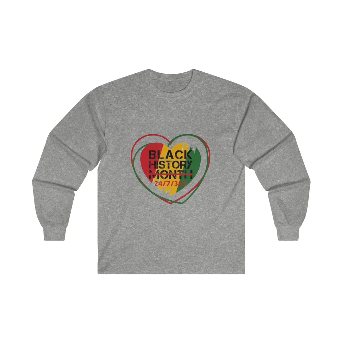 Black History 24/7/365 Long Sleeve Tee 1