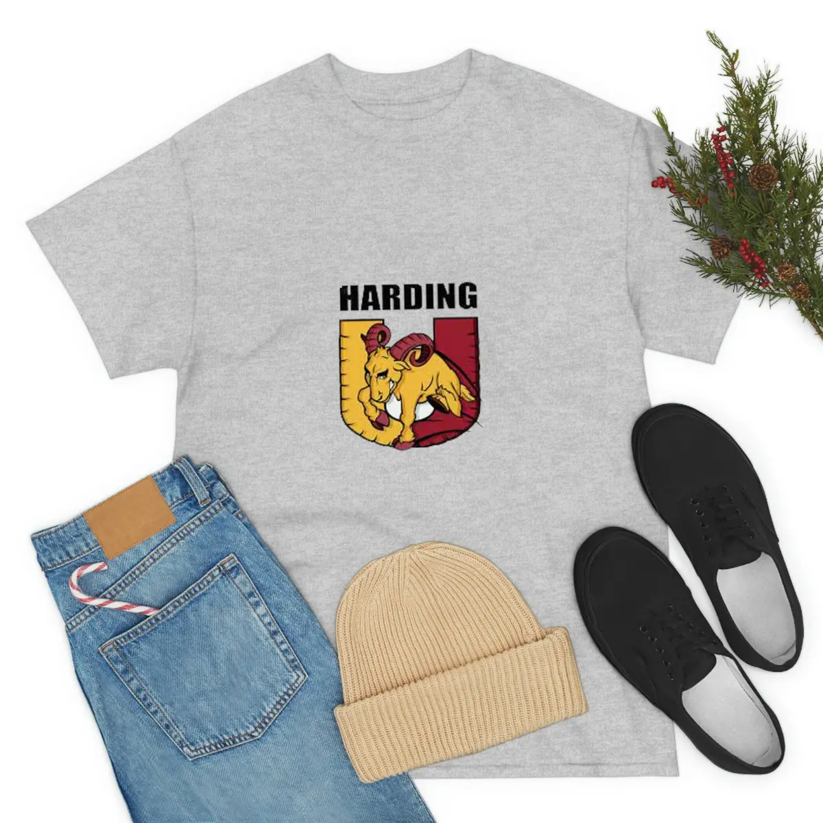Harding University Unisex Heavy Cotton Tee 1