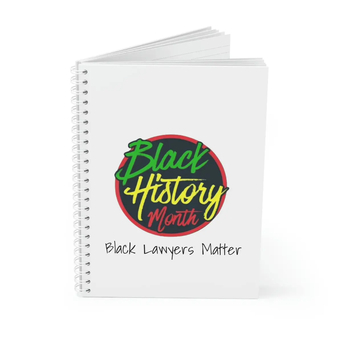 Black Lawyers Matter Spiral Notebook 1