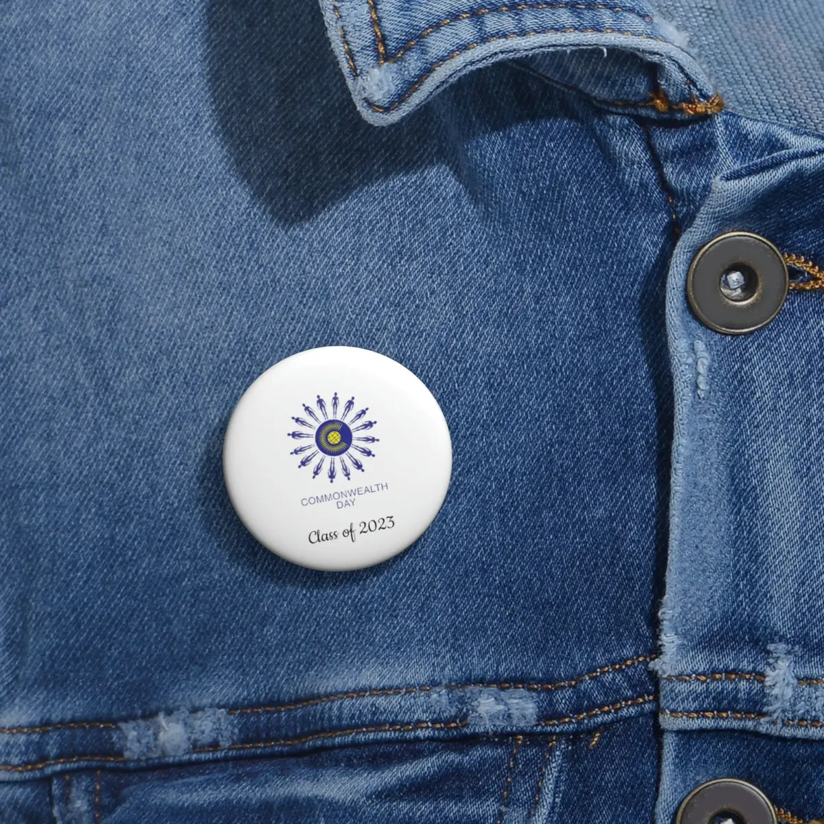Commonwealth Class Of 2023 Custom Pin Buttons 1
